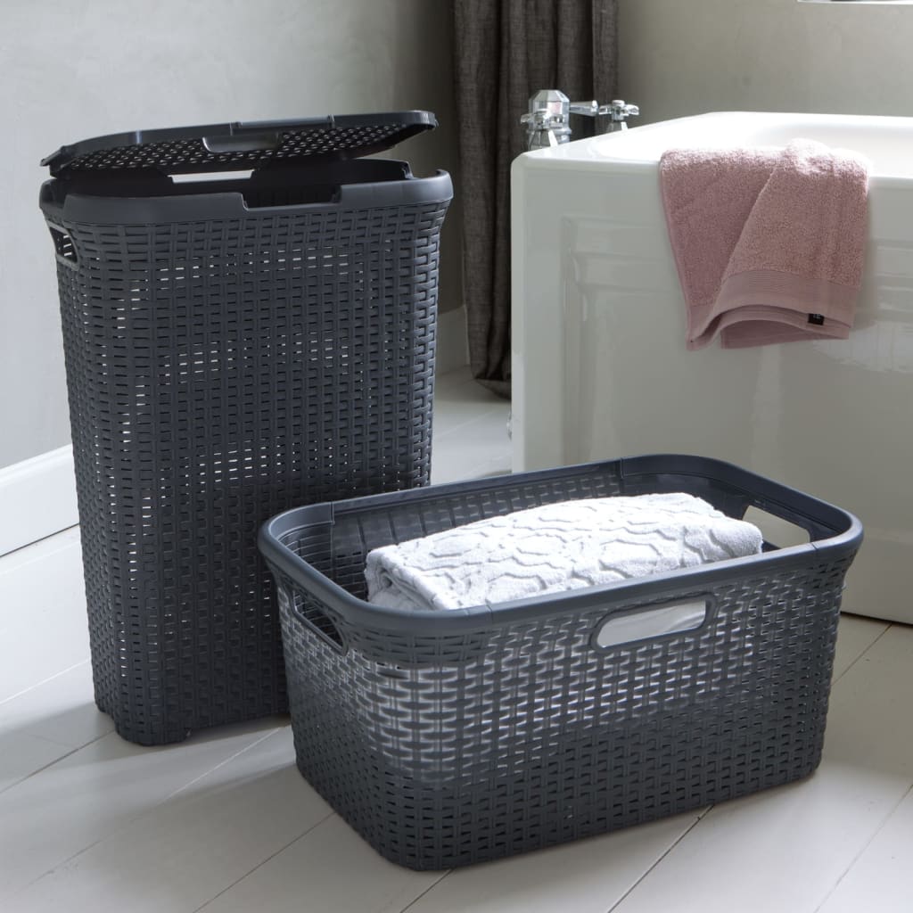 Curver Laundry Basket Style 45L Anthracite