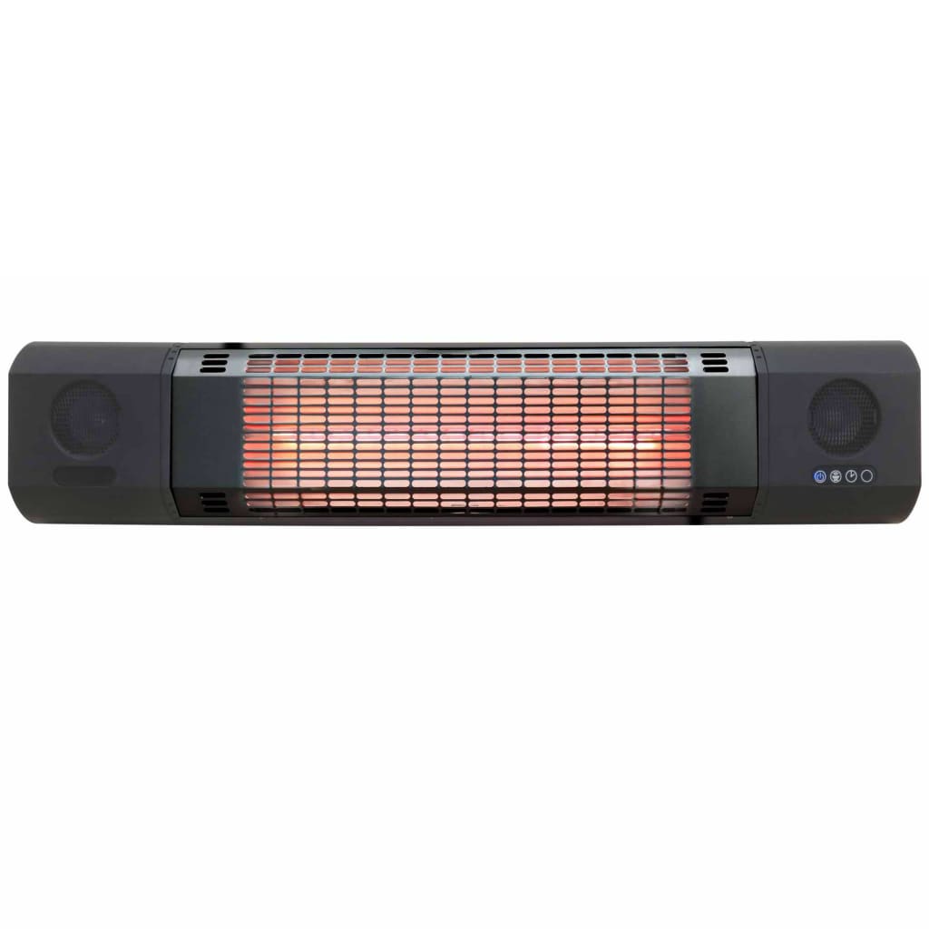 Sunred Wall Heater Sun and Sound 2000 W Rose Gold Black