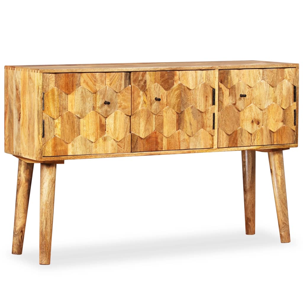 vidaXL Sideboard Solid Mango Wood 118x35x75 cm