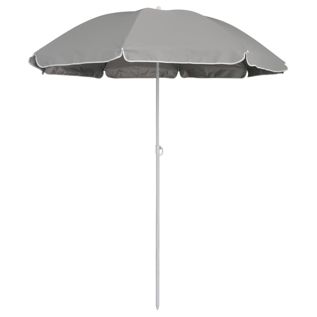 Eurotrail Beach Umbrella UPF 50+ Grey
