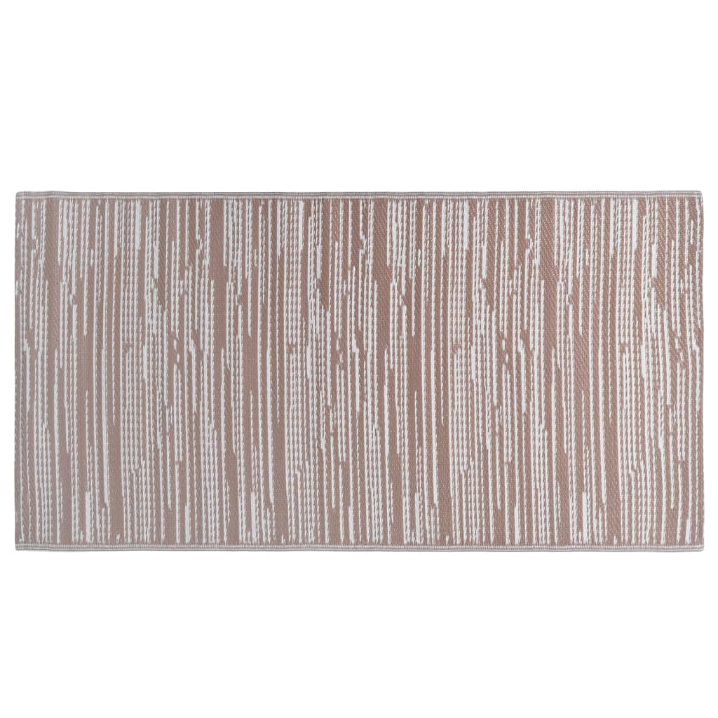 vidaXL Outdoor Carpet Brown 80x150 cm PP