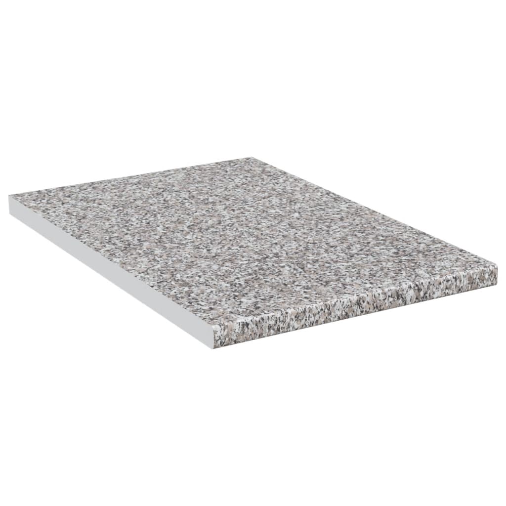 vidaXL Kitchen Countertop Grey with Granite Texture 40x60x2.8 cm Chipboard