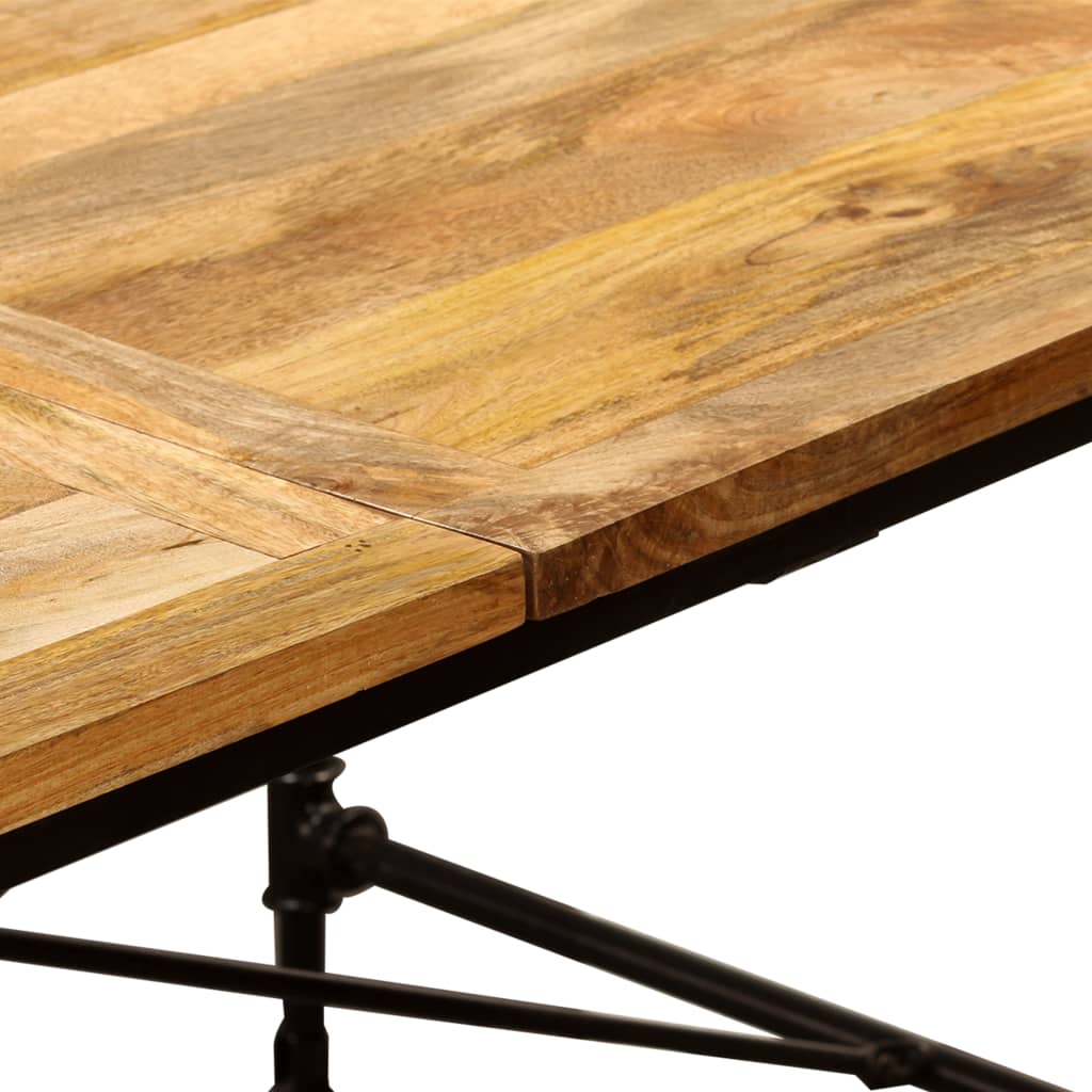 vidaXL Dining Table Solid Mango Wood 240 cm