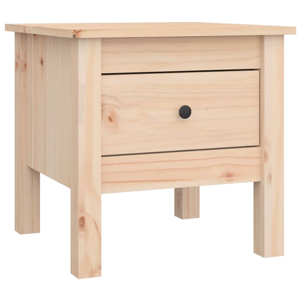 vidaXL Side Table 40x40x39 cm Solid Wood Pine