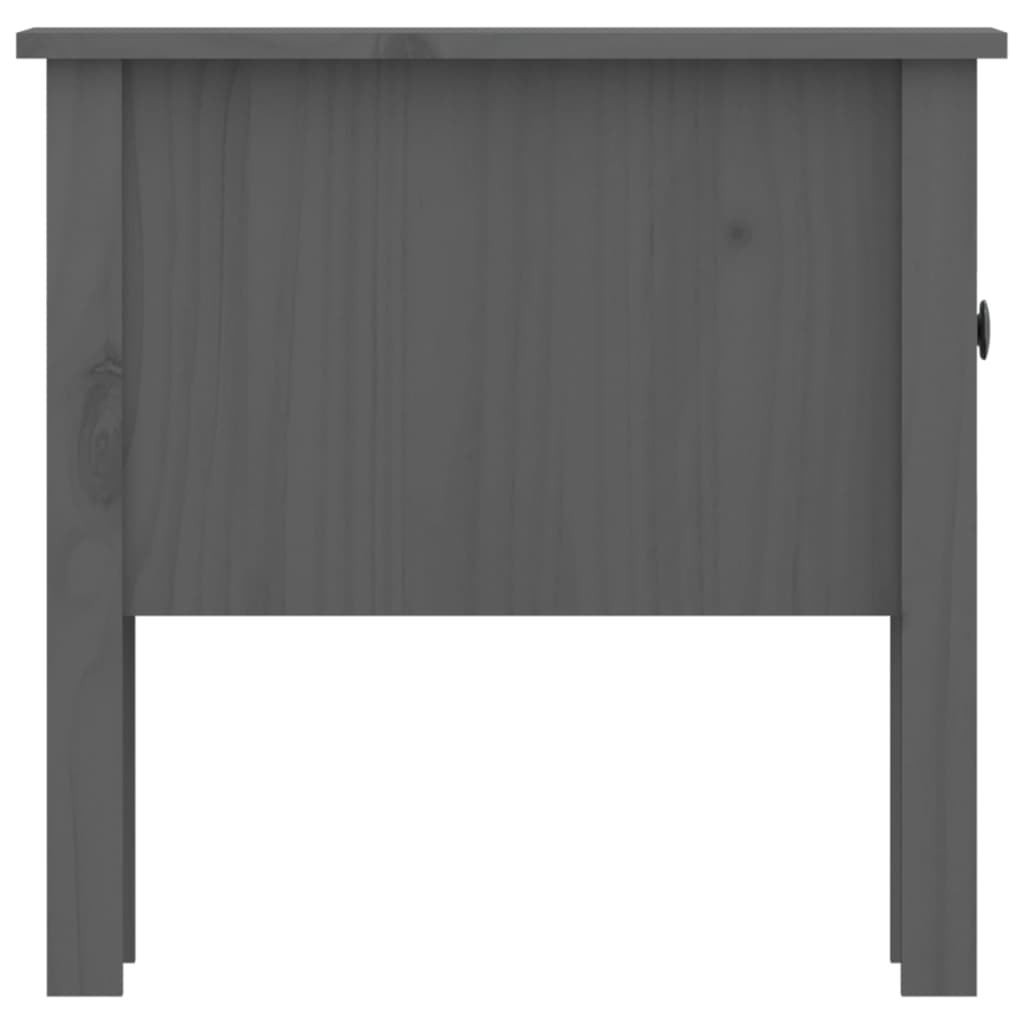 vidaXL Side Tables 2 pcs Grey 50x50x49 cm Solid Wood Pine