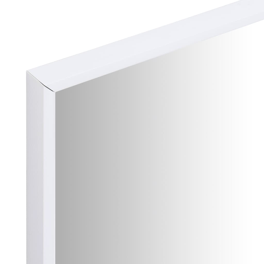 vidaXL Mirror White 50x50 cm
