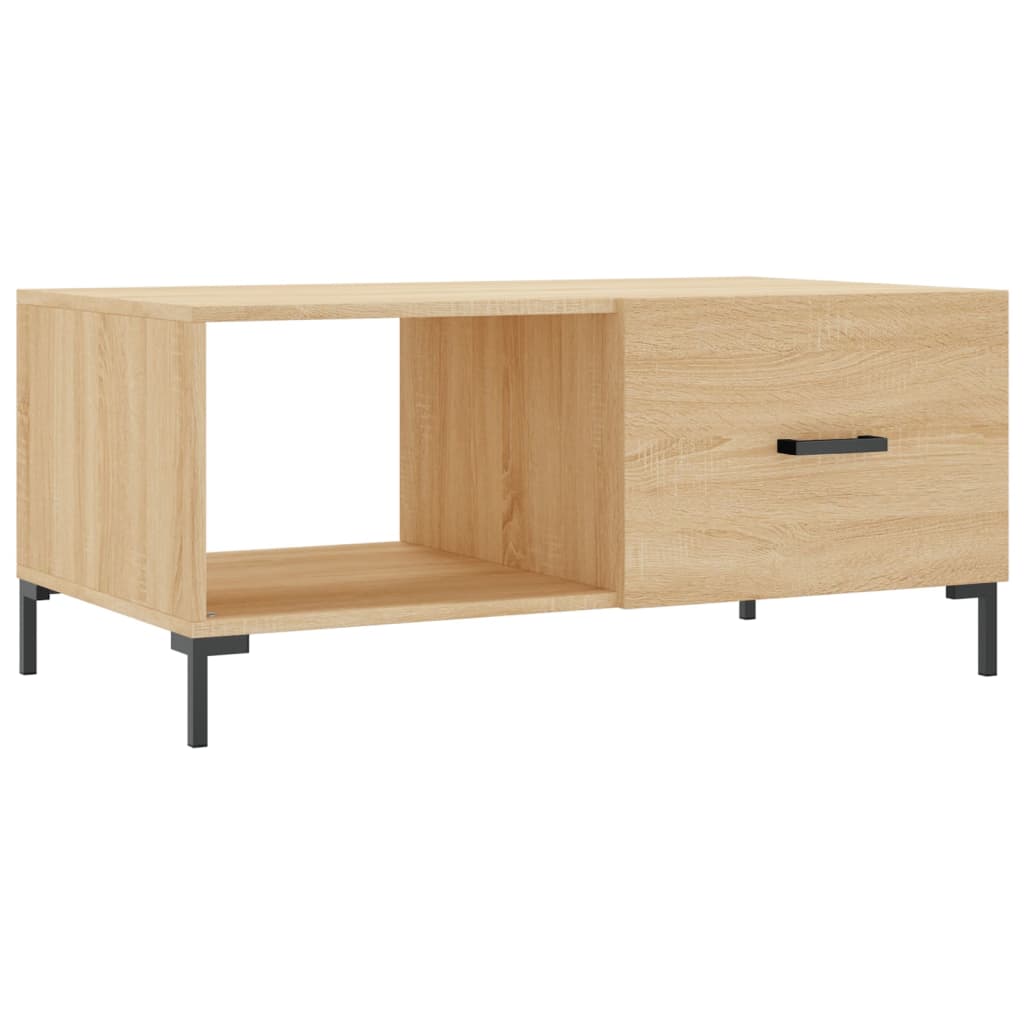 vidaXL Coffee Table Sonoma Oak 90x50x40 cm Engineered Wood