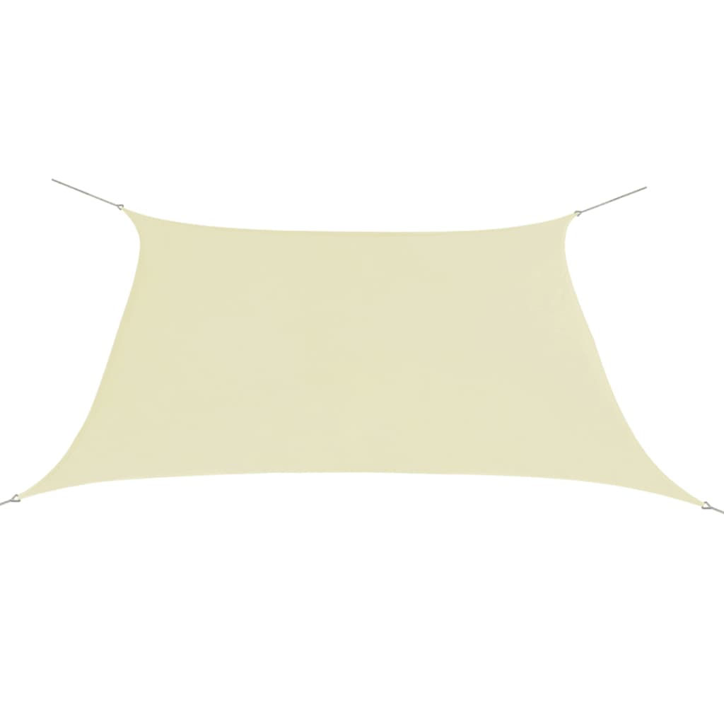 vidaXL Sunshade Sail Oxford Fabric Square 2x2 m Cream
