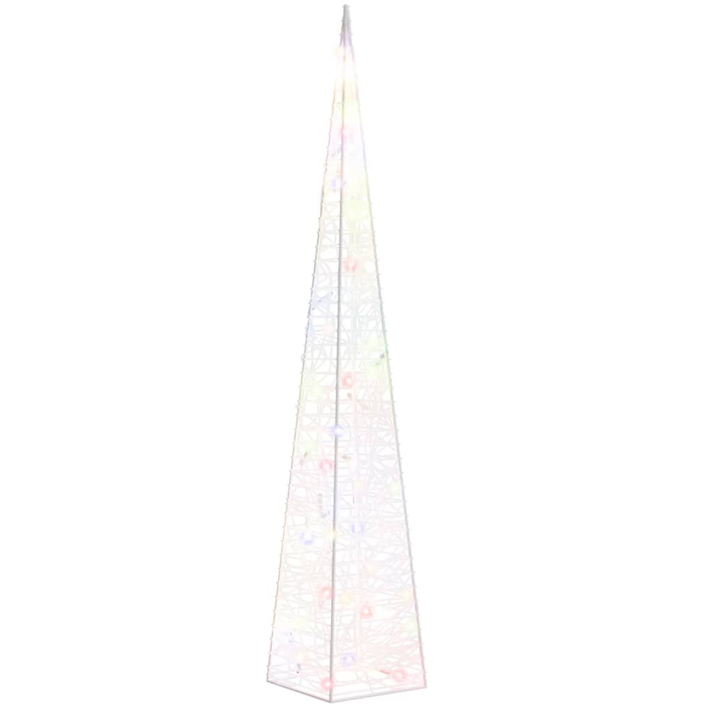 vidaXL Acrylic Decorative LED Light Cone Multicolour 60 cm