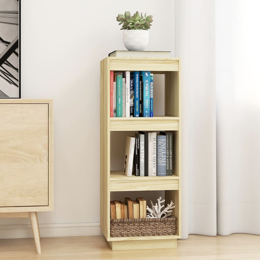 vidaXL Book Cabinet/Room Divider 40x35x103 cm Solid Pinewood