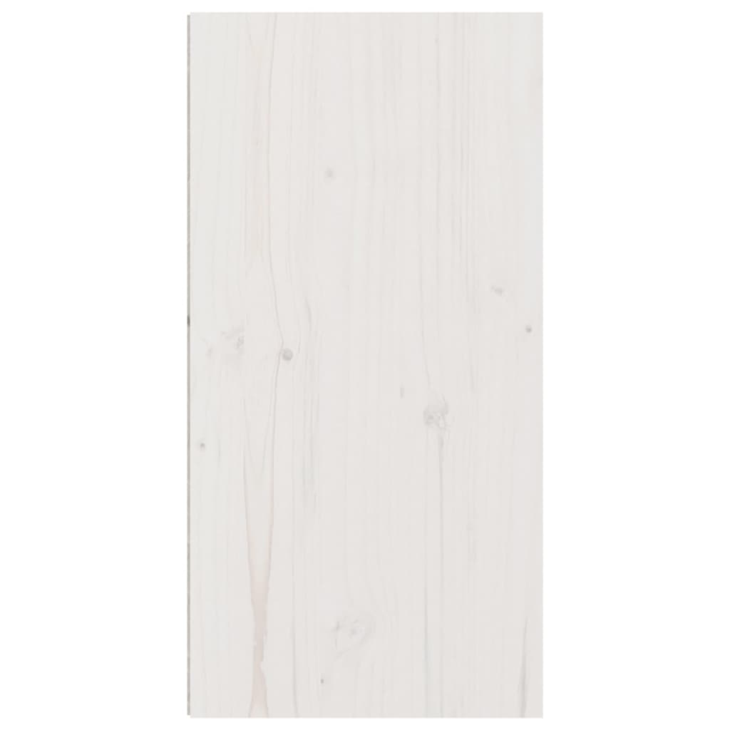 vidaXL Wall Cabinet White 30x30x60 cm Solid Wood Pine