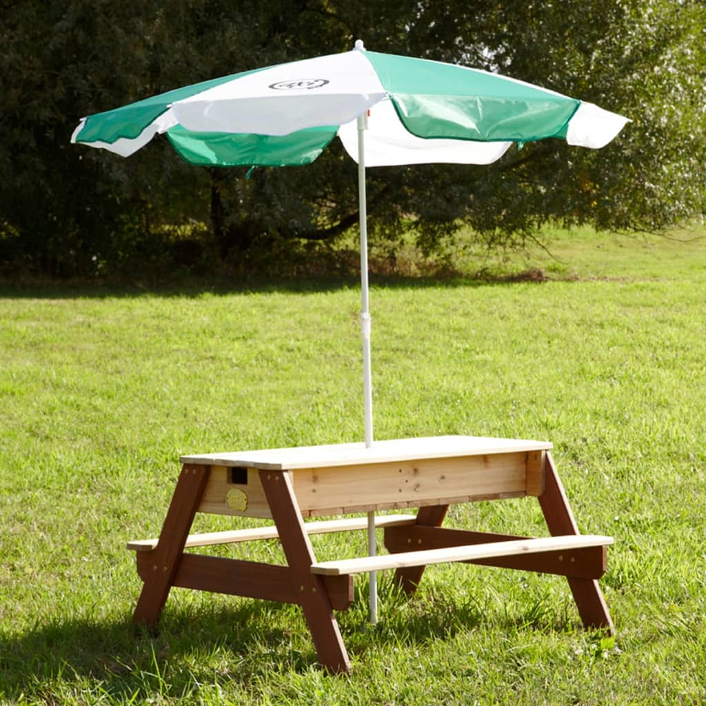 AXI Sand/Water Picnic Table Nick with Umbrella