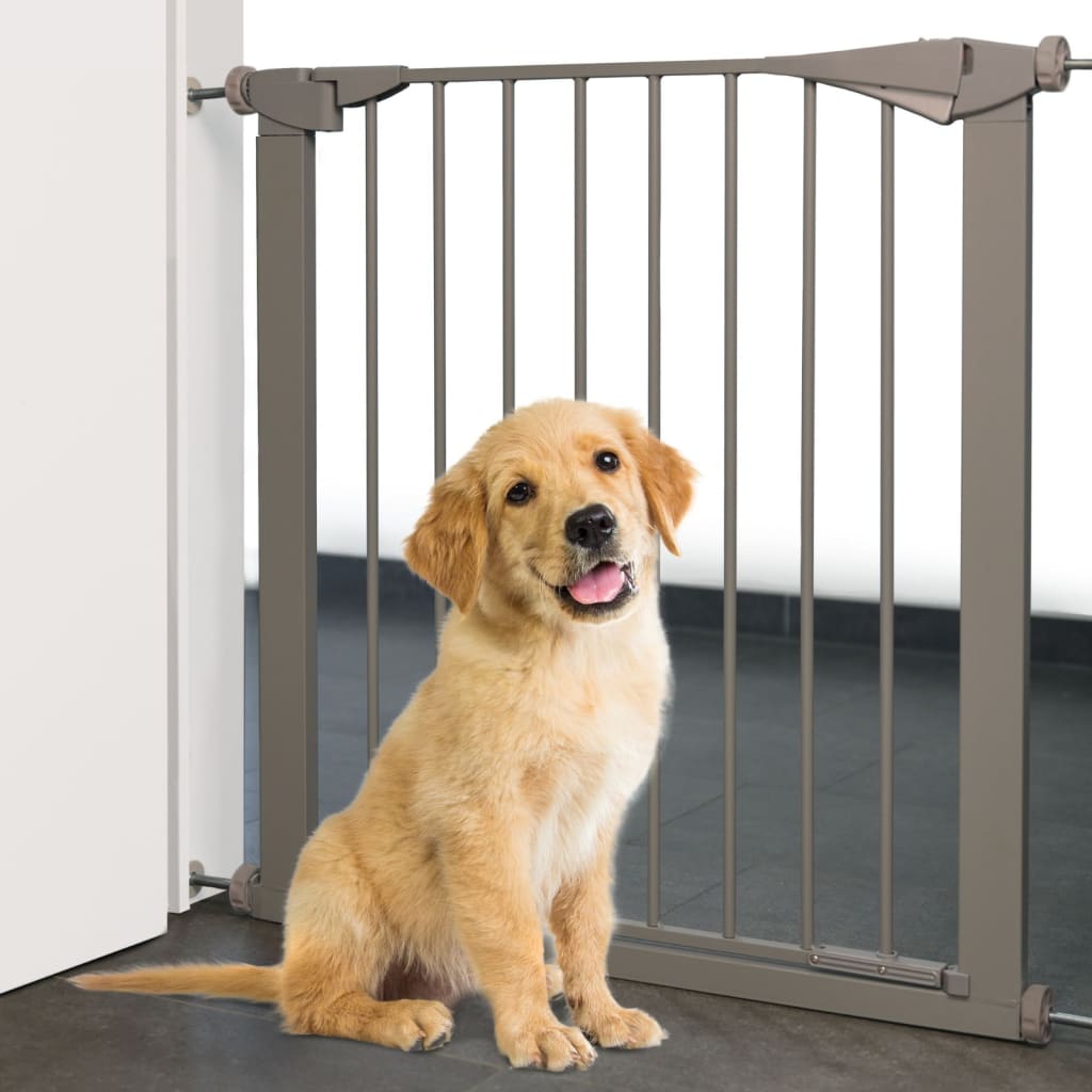 FLAMINGO Pet Safety Gate Salus Grey 79-84 cm