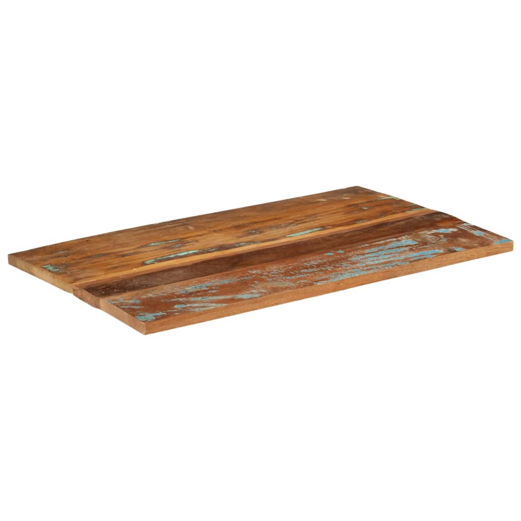 vidaXL Table Top 100x60x(2.5-2.7) cm Solid Wood Reclaimed
