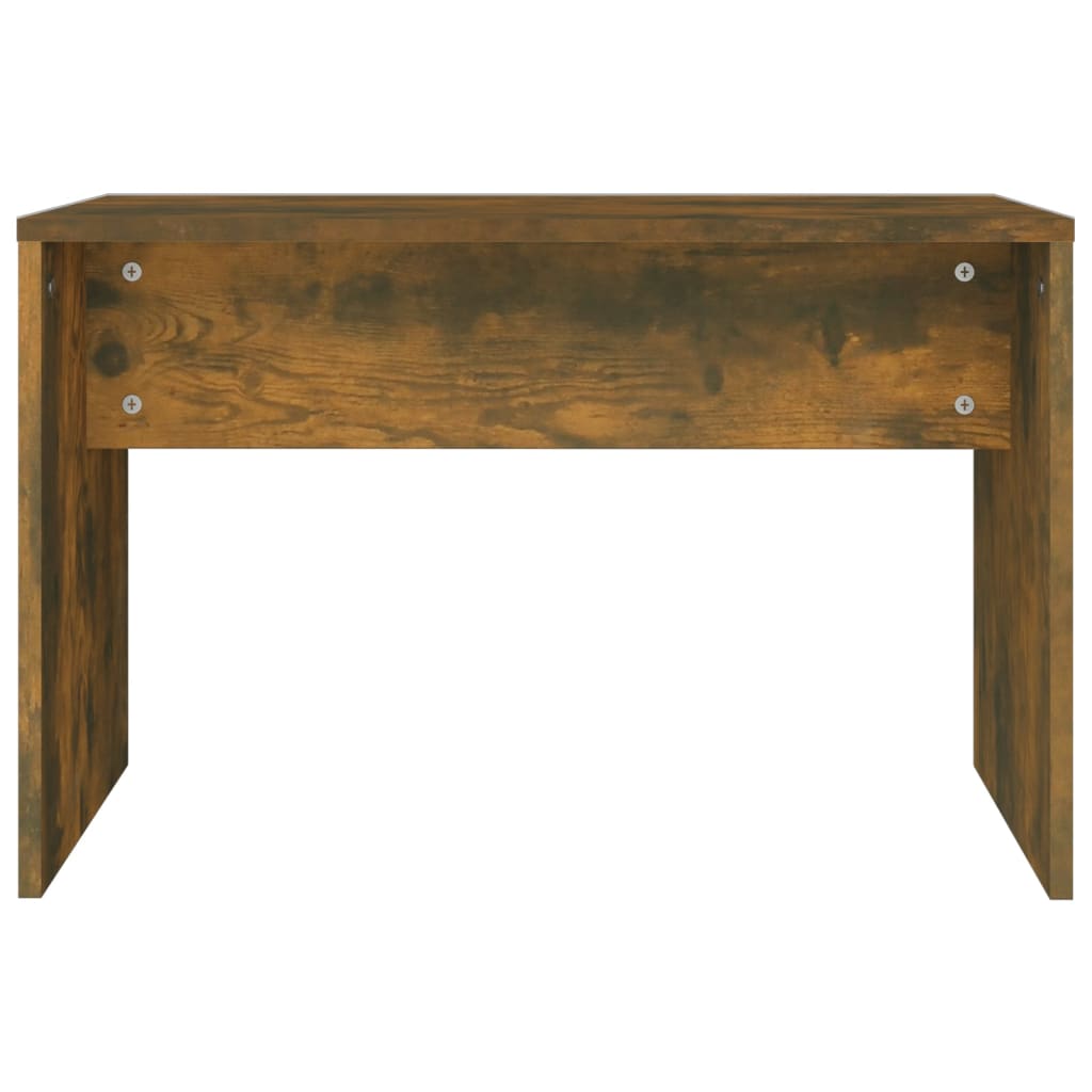 vidaXL Dressing Table Set Smoked Oak 74.5x40x141 cm