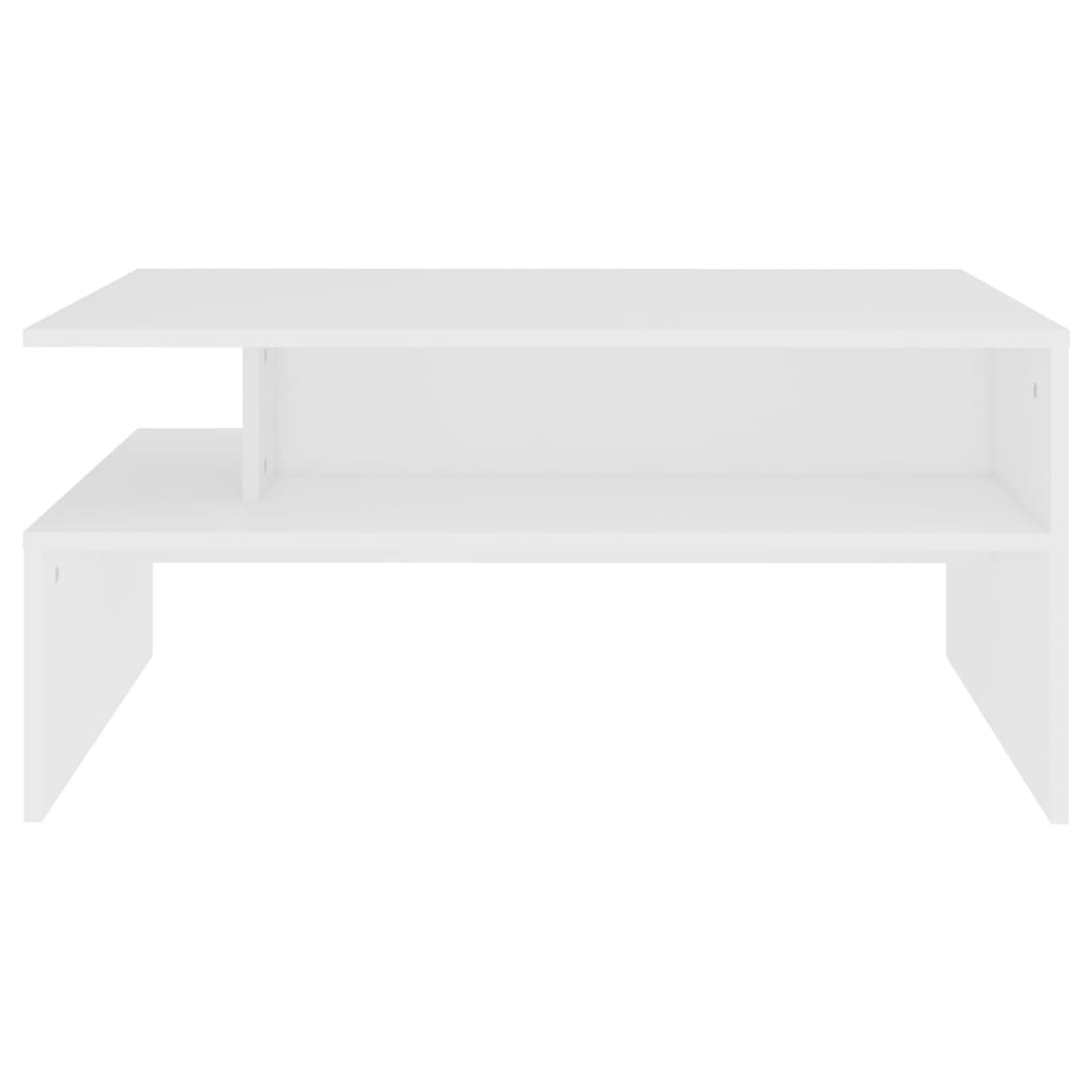 vidaXL Coffee Table White 90x60x42.5 cm Engineered Wood