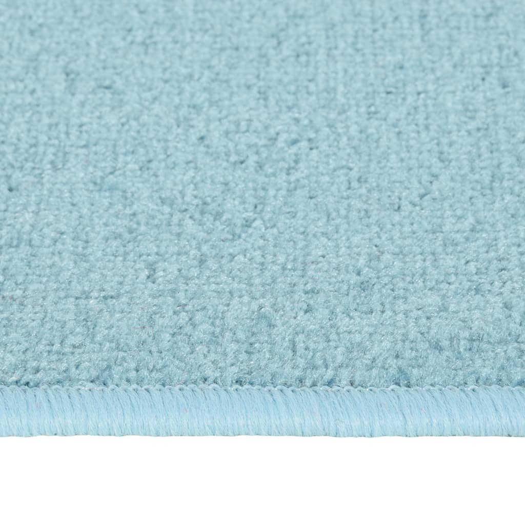 vidaXL Bed Carpets Shaggy High Pile 3 pcs Turquoise