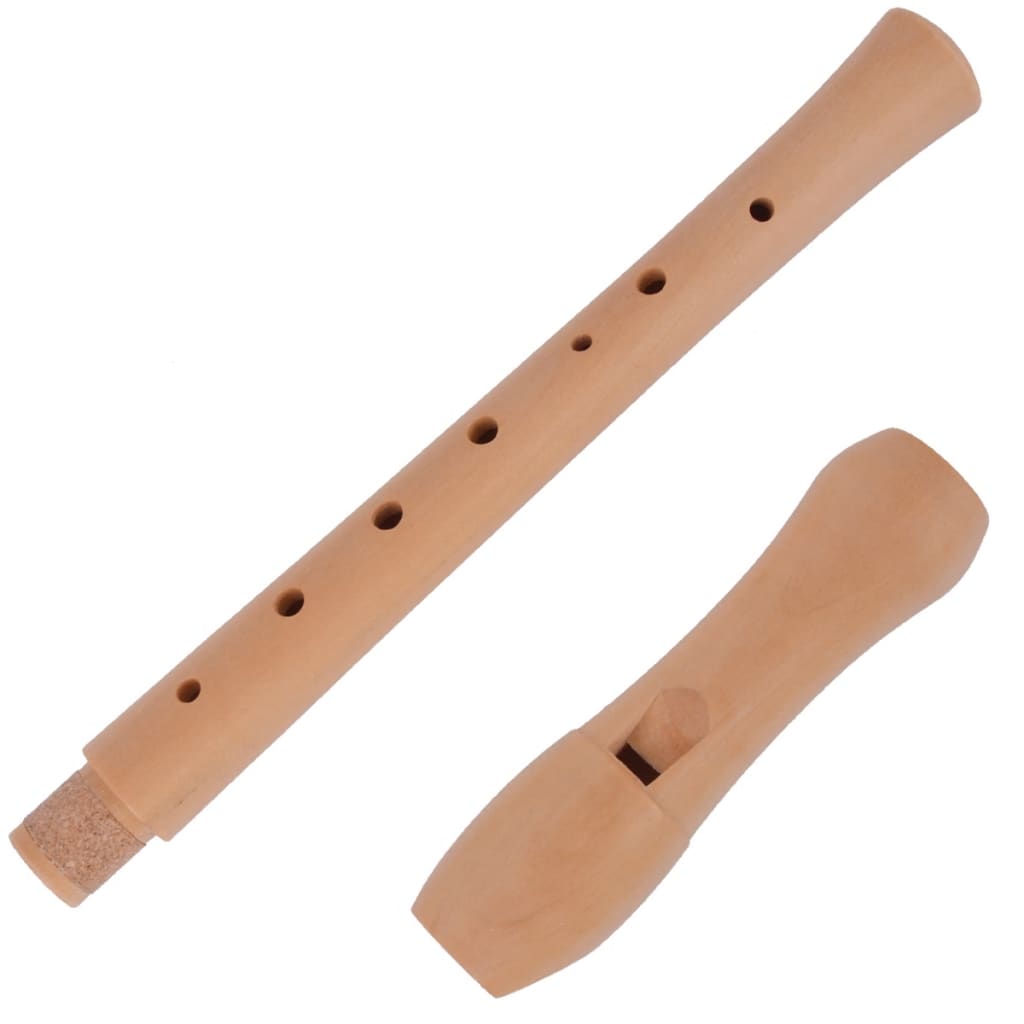 vidaXL Wooden Flute 8 Holes Maplewood Brown