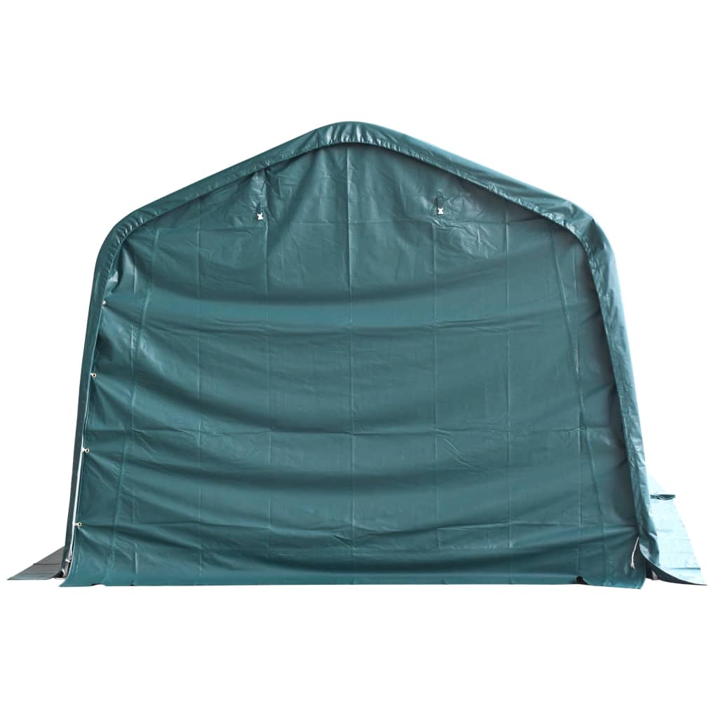 vidaXL Removable Livestock Tent PVC 550 g/m² 3.3x16 m Dark Green