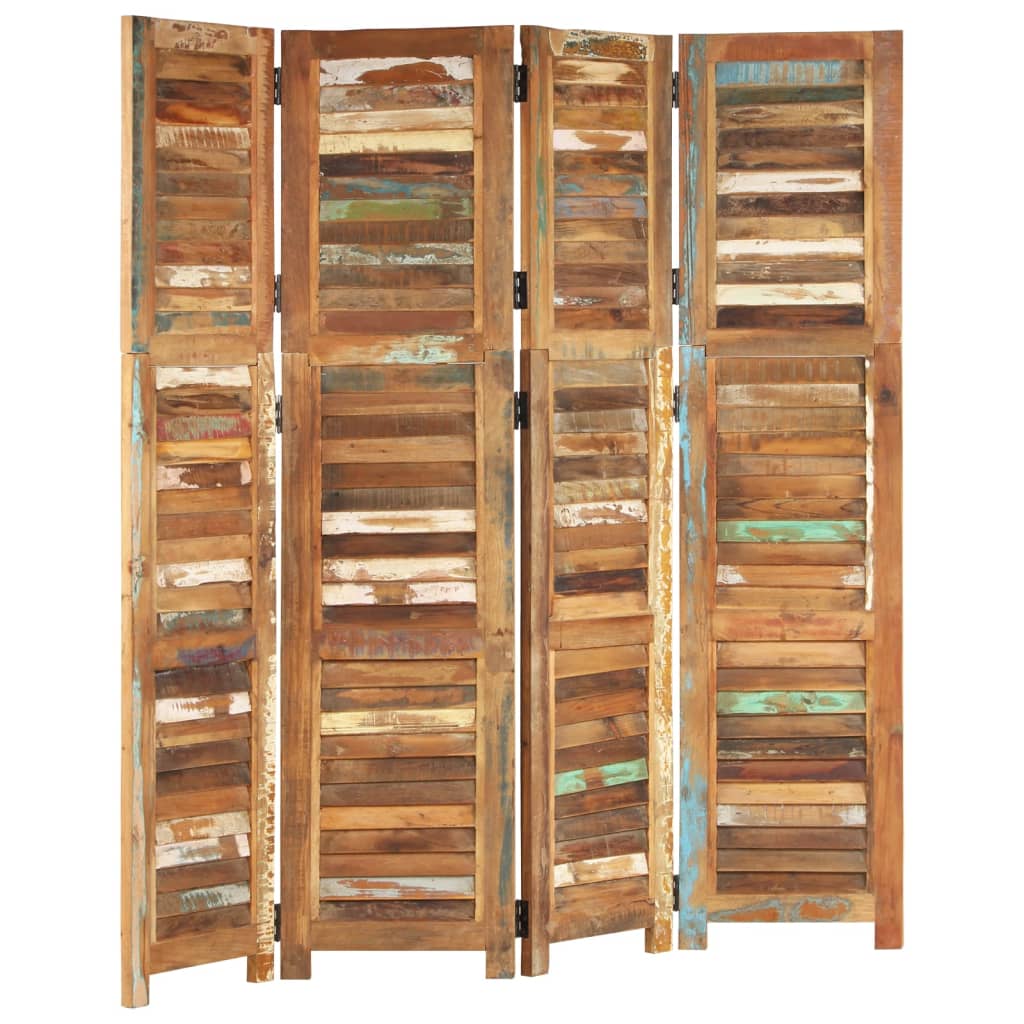 vidaXL Room Divider 168 cm Solid Wood Reclaimed