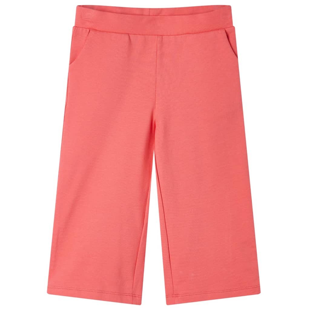 Kids' Pants with Wide Legs Coral 92