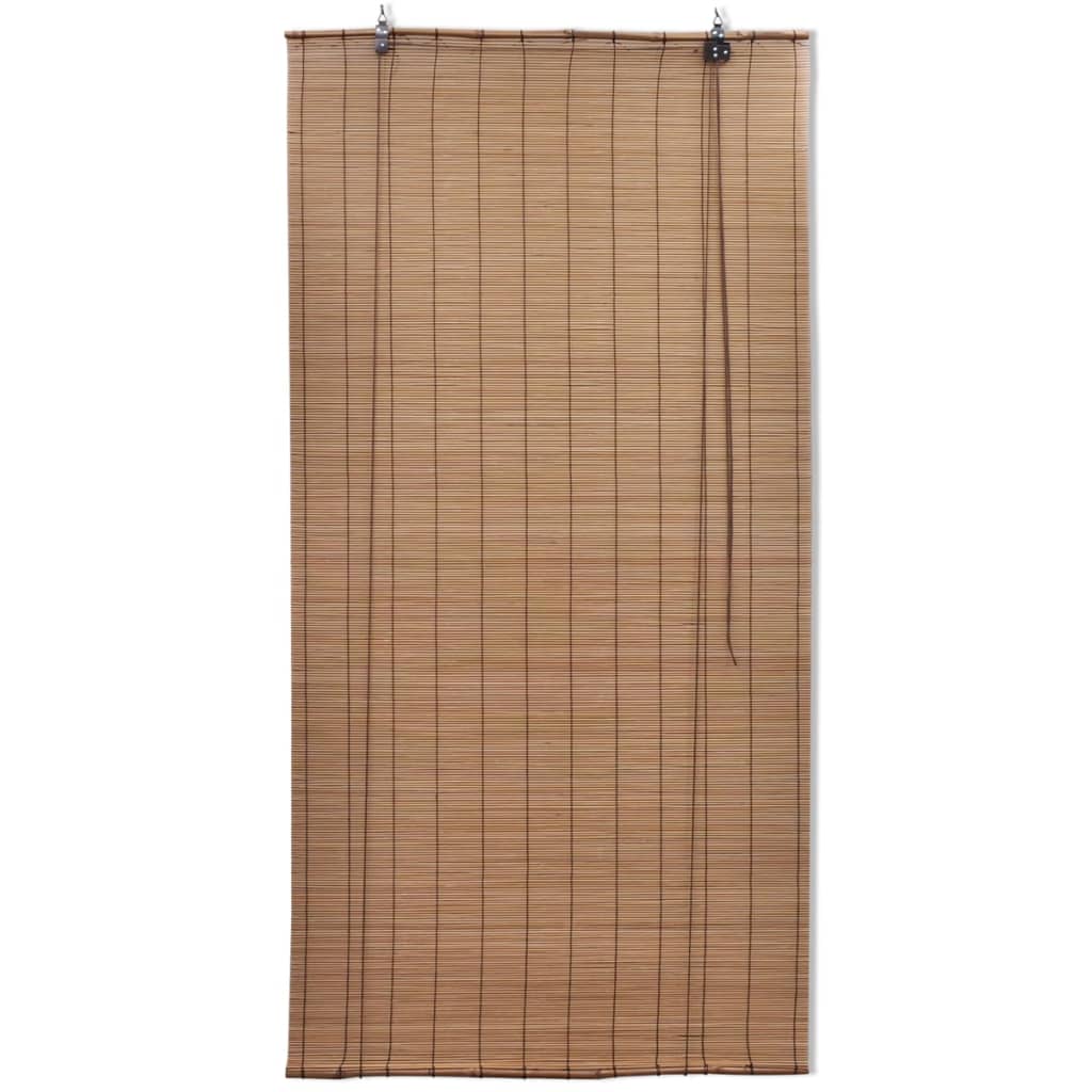 vidaXL Brown Bamboo Roller Blinds 120 x 160 cm