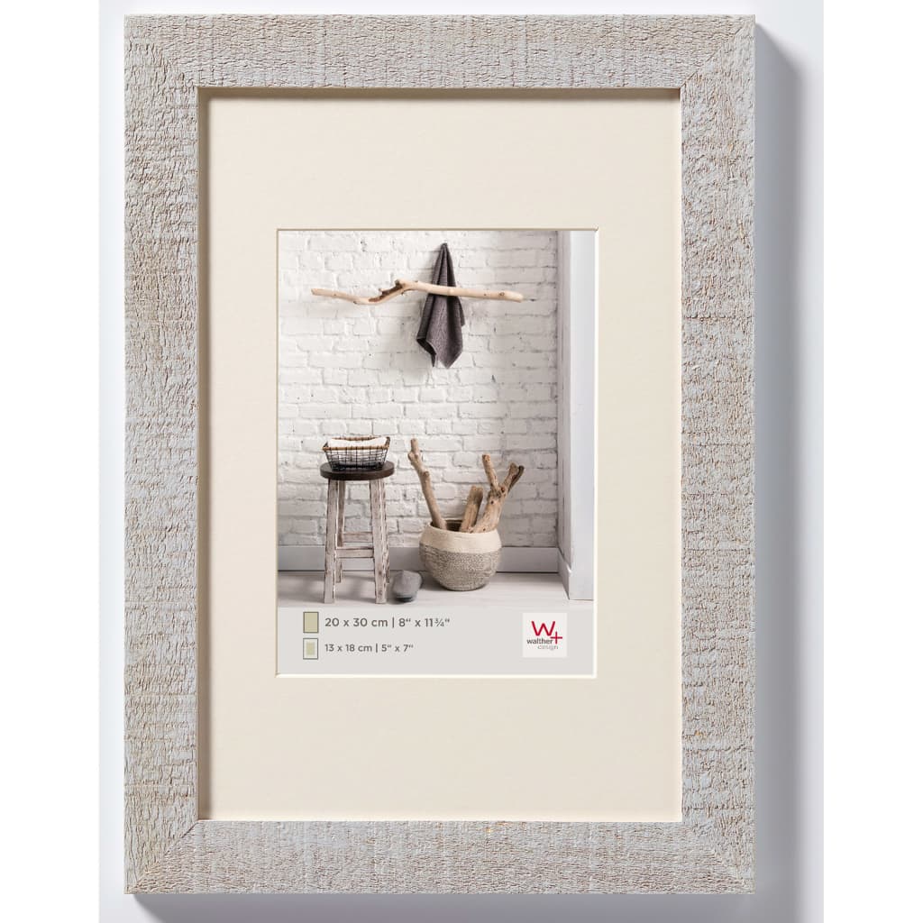 Walther Design Picture Frame Home 30x40 cm Light Grey
