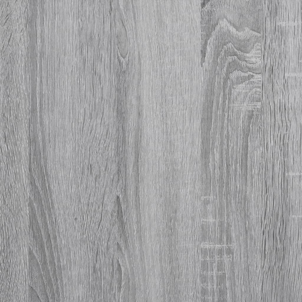 vidaXL Shoe Cabinet Grey Sonoma 60x34x63.5 cm Engineered Wood
