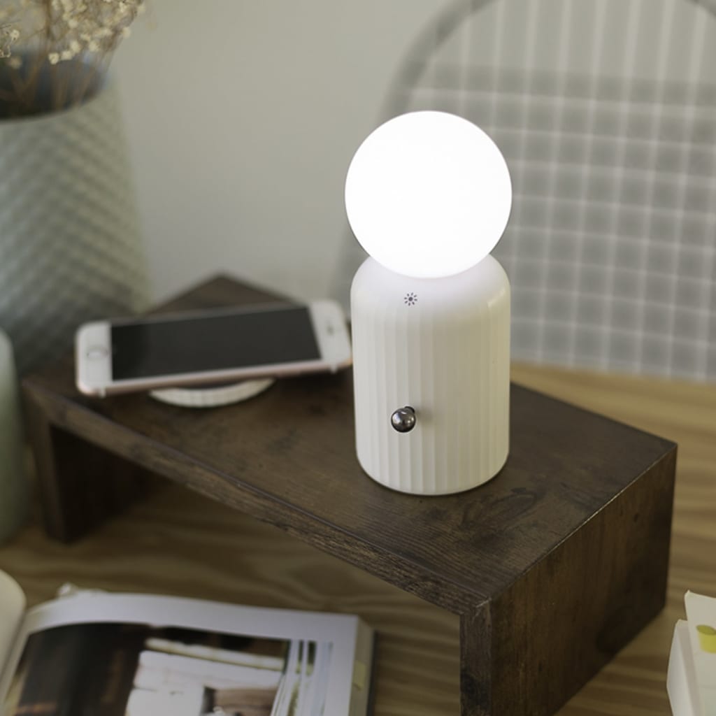 Livoo 2-in-1 Wireless Charger Mood Lamp 10 W White