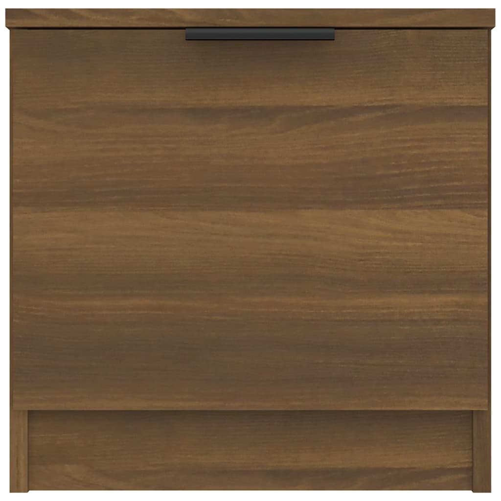 vidaXL Bedside Cabinet Brown Oak 40x39x40 cm