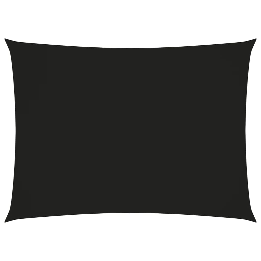 vidaXL Sunshade Sail Oxford Fabric Rectangular 2.5x4 m Black