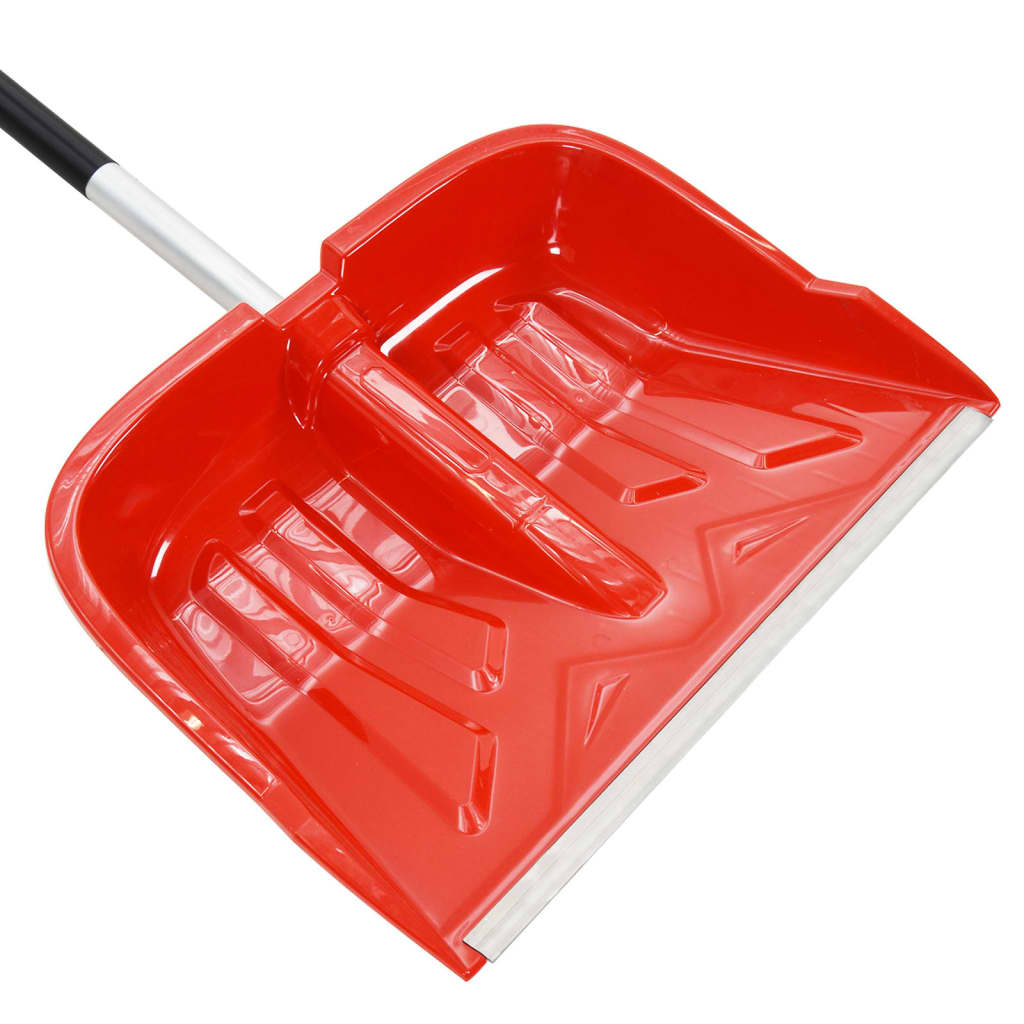 vidaXL Snow Shovel Red 136 cm Aluminium