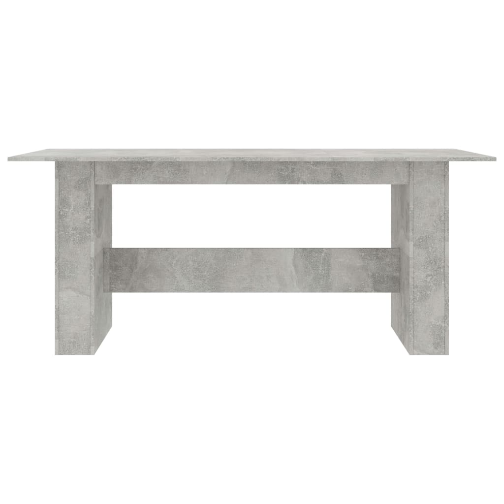 vidaXL Dining Table Concrete Grey 180x90x76 cm Engineered Wood