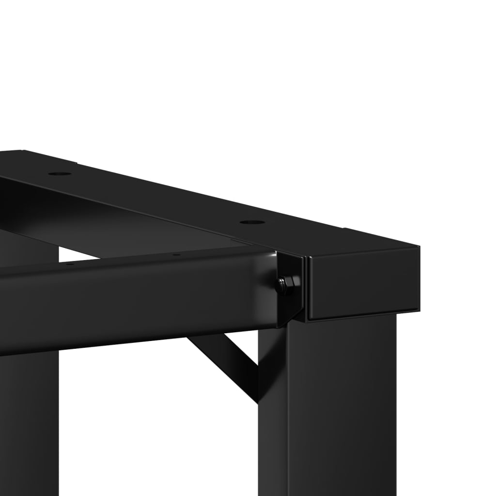 vidaXL Coffee Table Legs O-Frame 30x30x33 cm Cast Iron