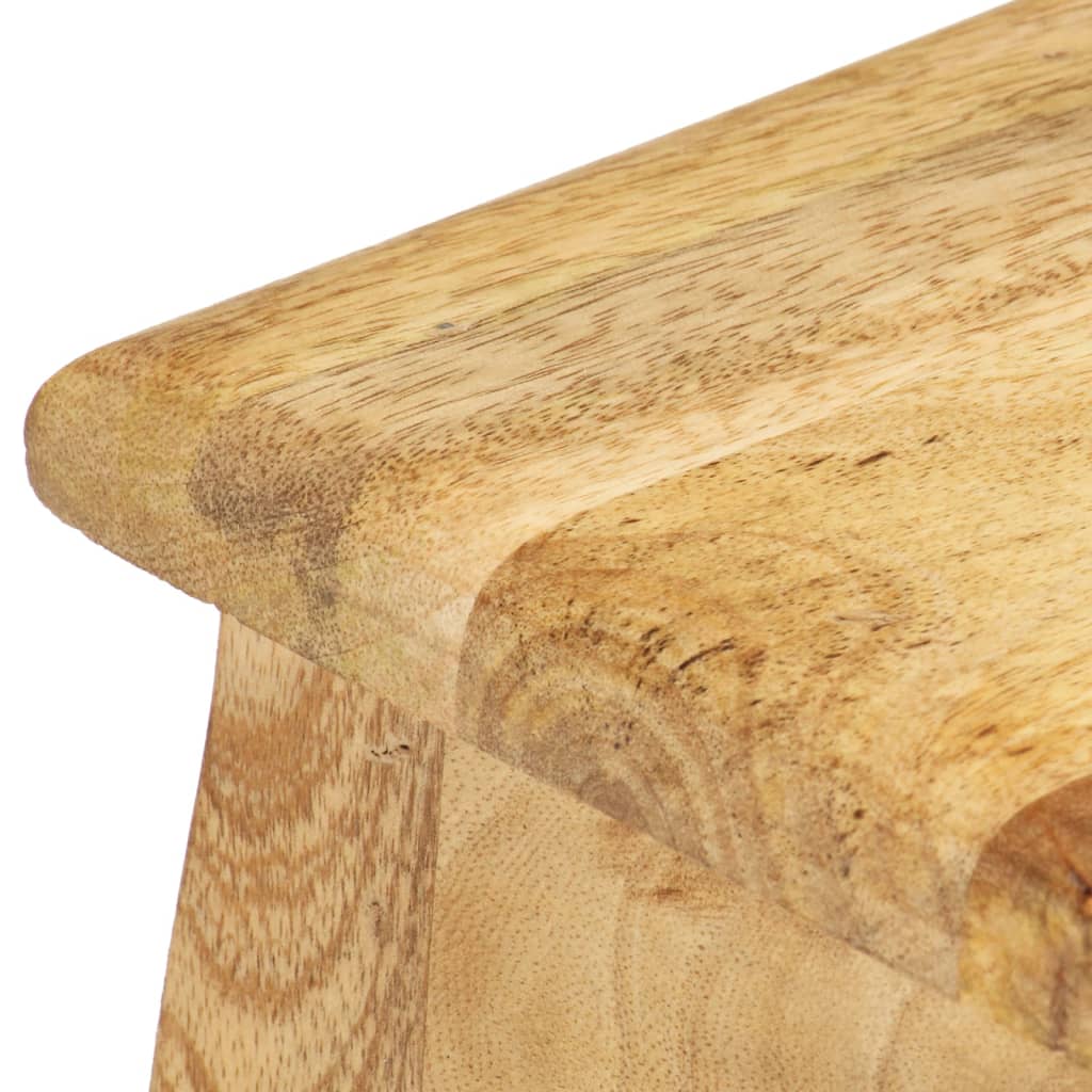 vidaXL Bed Cabinet 28x28x46 cm Solid Mango Wood