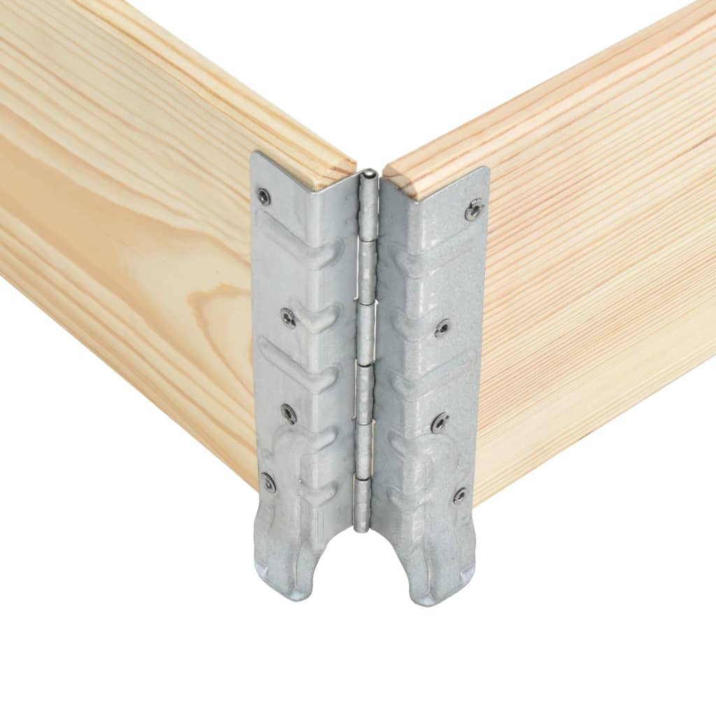 vidaXL Raised Bed 60x80 cm Solid Pine Wood (310048)