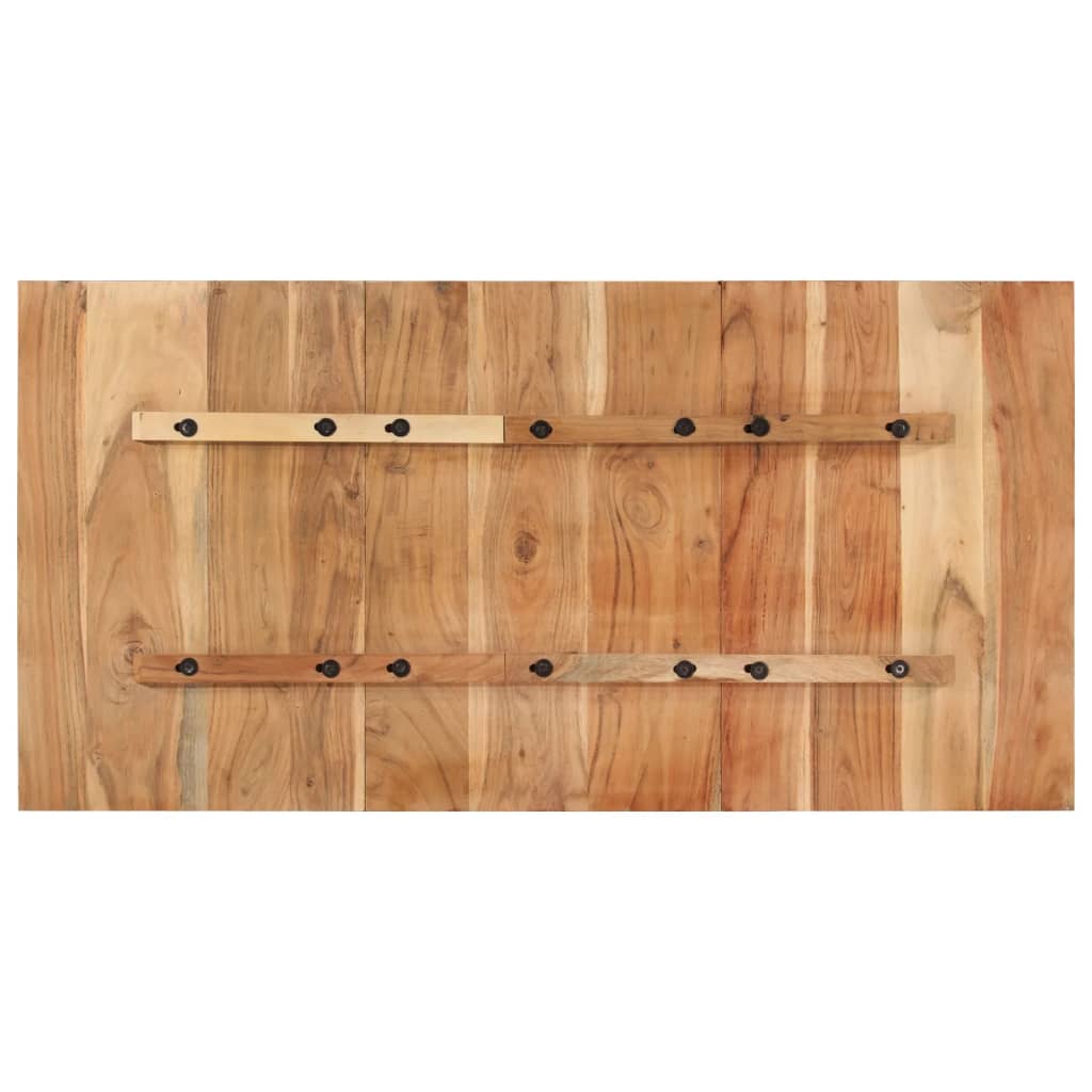 vidaXL Table Top 120x60x(1.5-1.6) cm Solid Wood Reclaimed