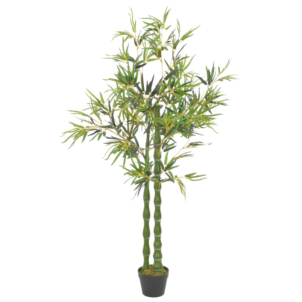 vidaXL Artificial Plant Bamboo with Pot Green 160 cm