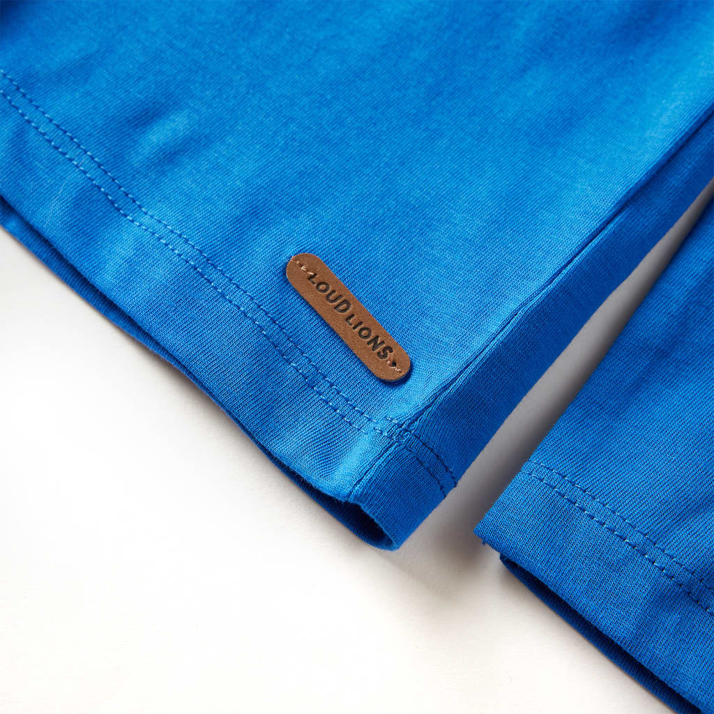 Kids' T-shirt with Long Sleeves Cobalt Blue 104