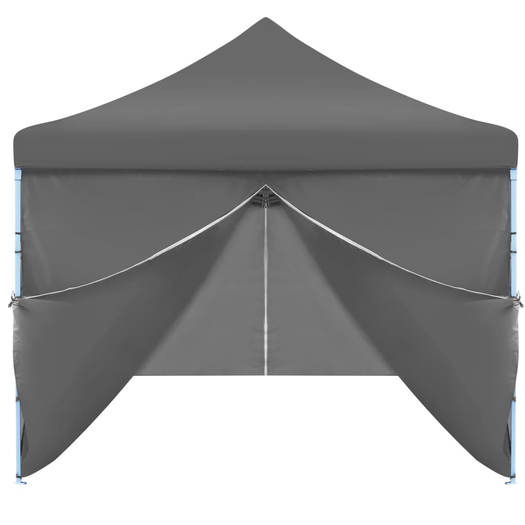 vidaXL Folding Pop-up Party Tent with 8 Sidewalls 3x9 m Anthracite