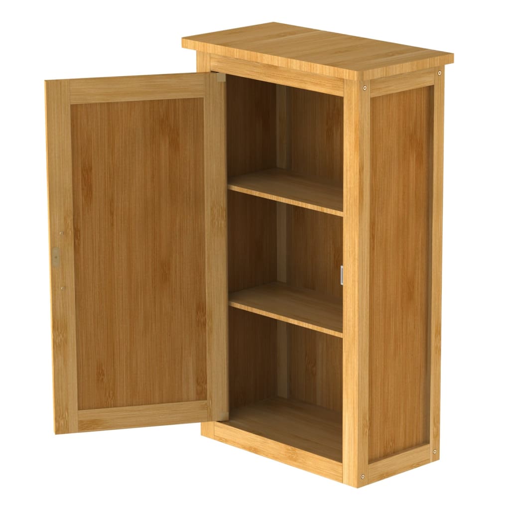EISL High Cabinet with Door Bamboo 40x20x70 cm