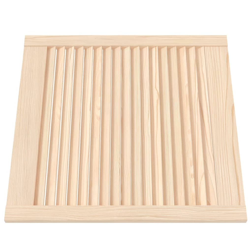 vidaXL Cabinet Door Louvred Design 61.5x59.4 cm Solid Wood Pine