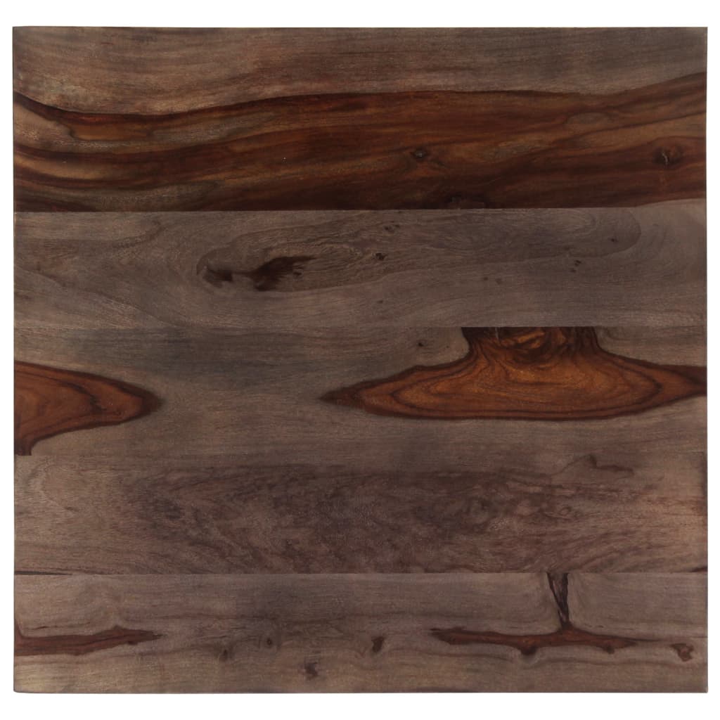 vidaXL Coffee Table Grey 60x60x35 cm Solid Sheesham Wood