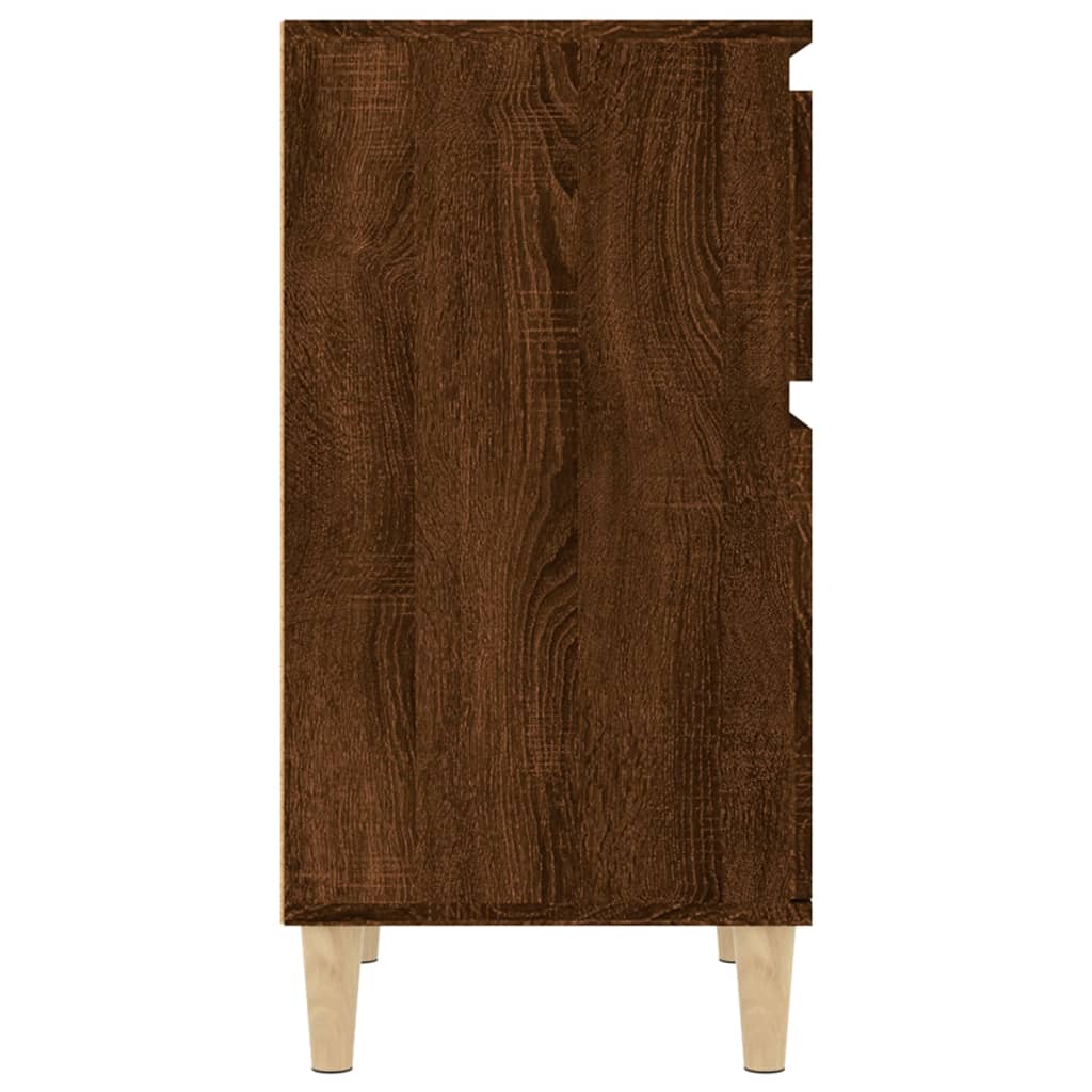vidaXL Bedside Cabinet Brown Oak 40x35x70 cm