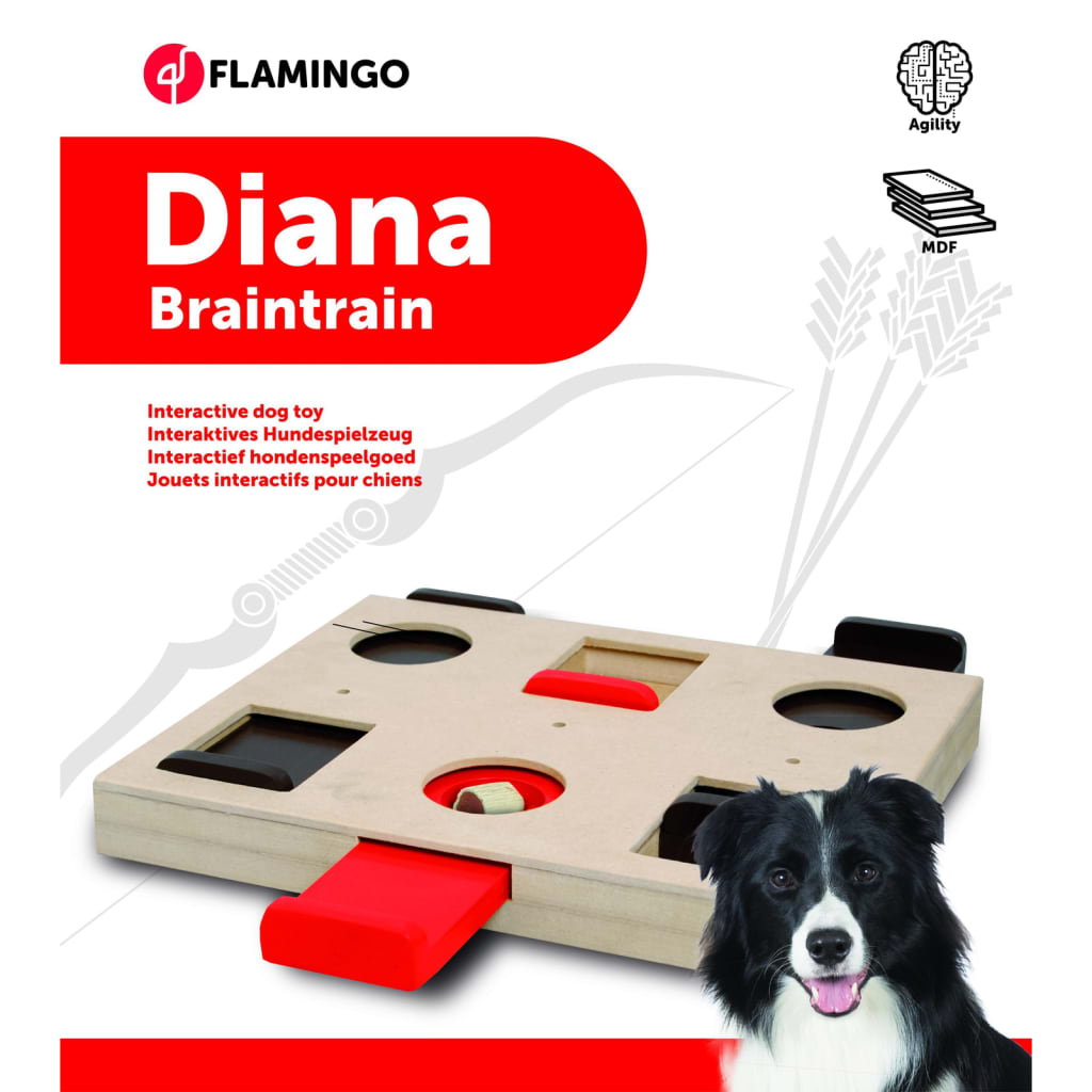 FLAMINGO Brain Training Toy Diana 26x29.5 cm Wooden