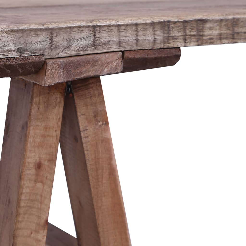 vidaXL Writing Desk 116x55x80 cm Solid Reclaimed Wood