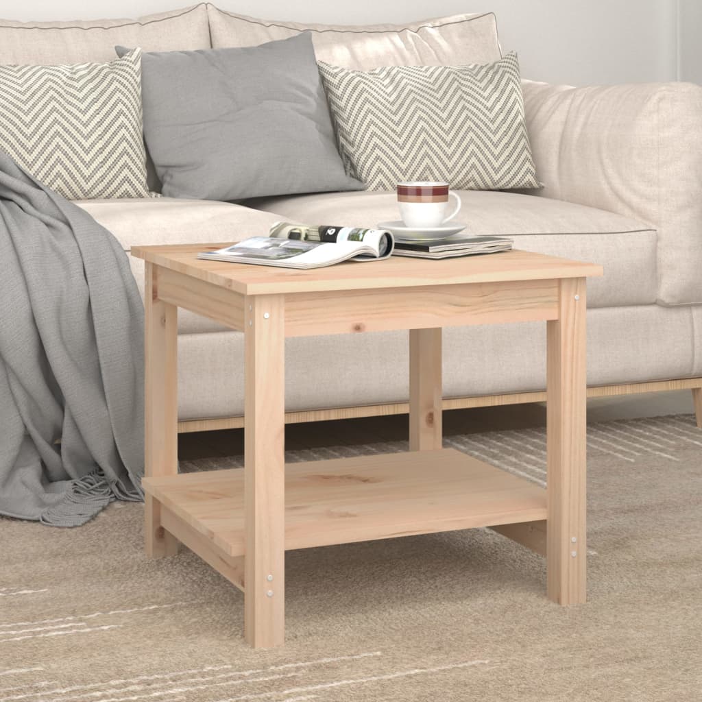 vidaXL Coffee Table 50x50x45 cm Solid Wood Pine