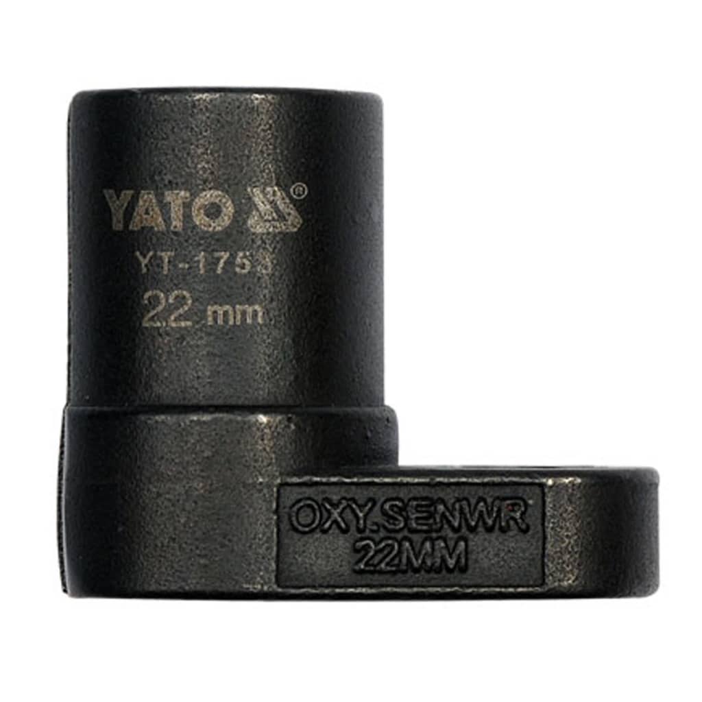 YATO Oxygen Sensor Crowfoot Wrench 22 mm