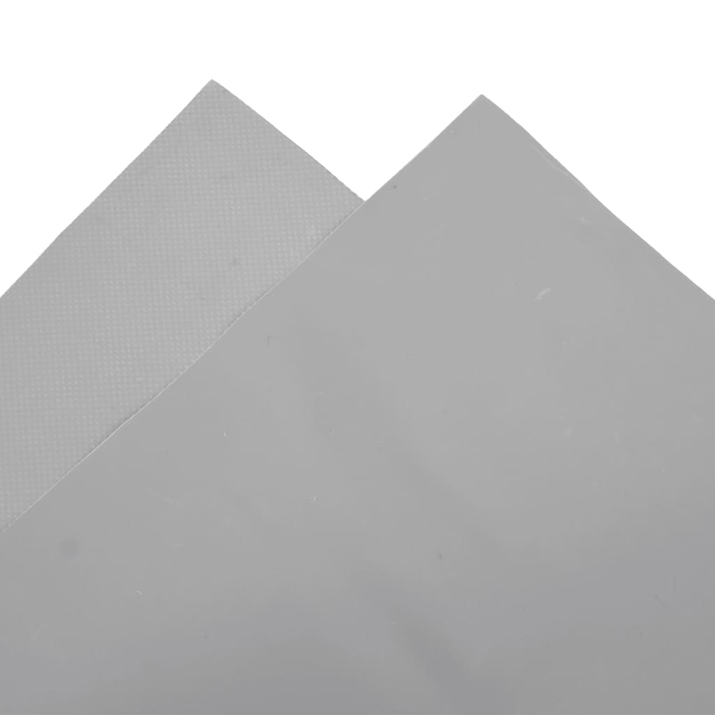 vidaXL Tarpaulin Grey 4x4 m 650 g/m²