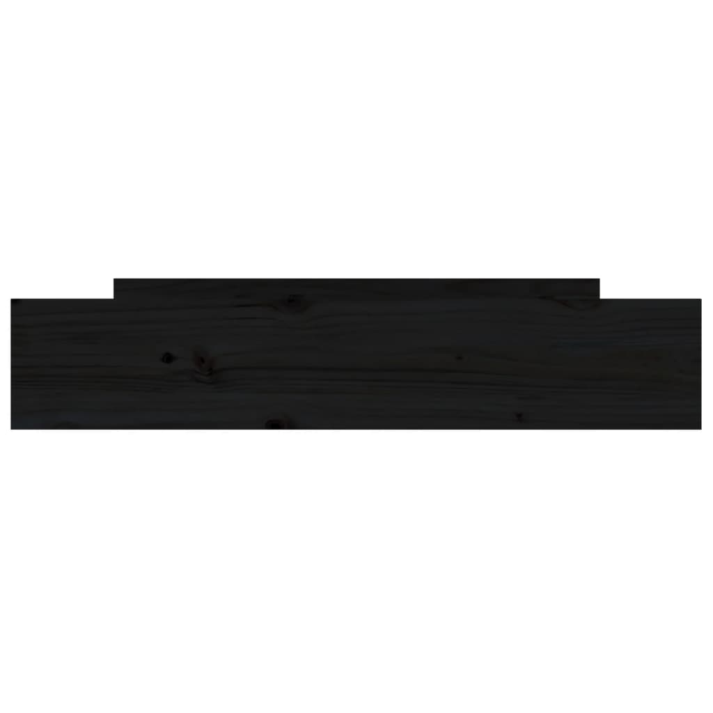 vidaXL Bed Drawers 2 pcs Black Solid Wood Pine
